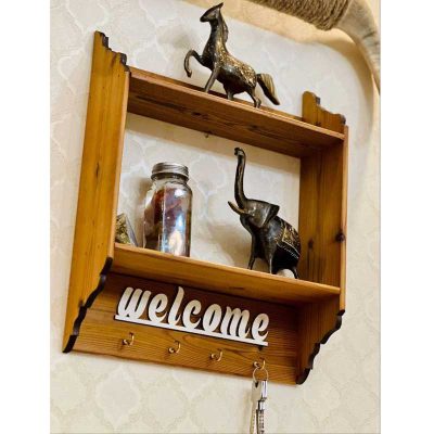جا-کلیدی-چوبی-دو-طبقه-طرح-Welcome