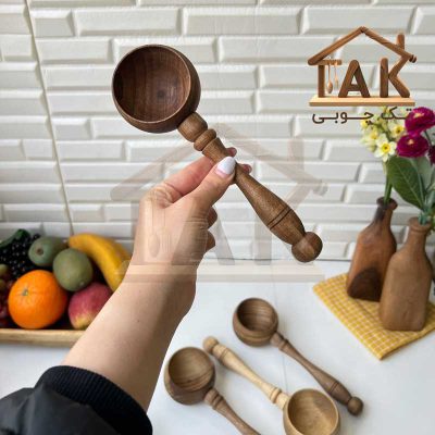 ملاقه-چوبی-ژاپنی-دسته-بلند-چوب-گردو---5